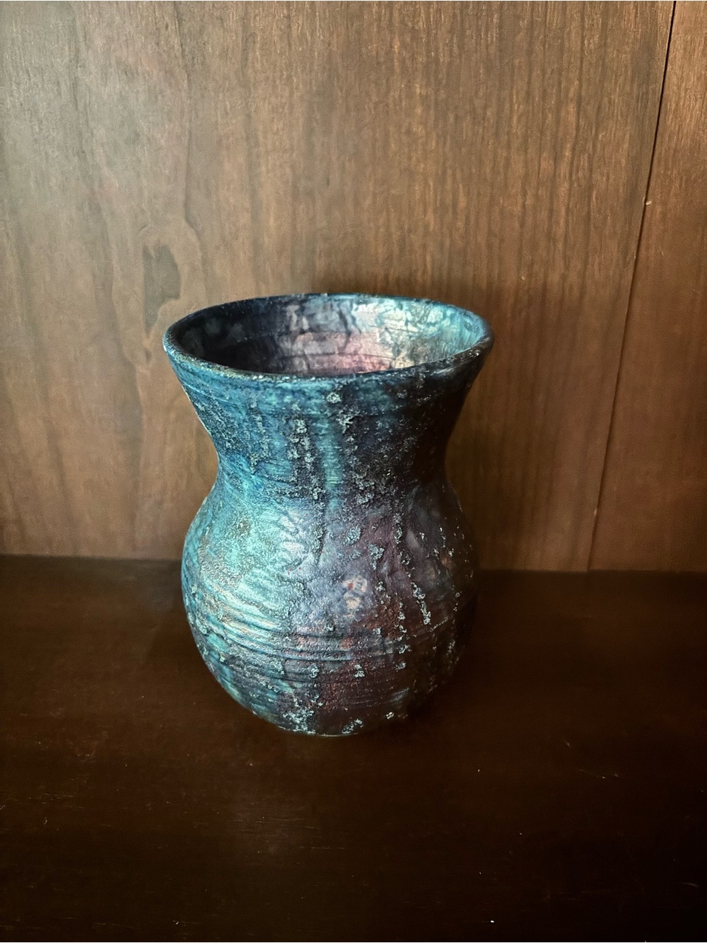 Handcrafted Raku Vase - Picture 10 of 10